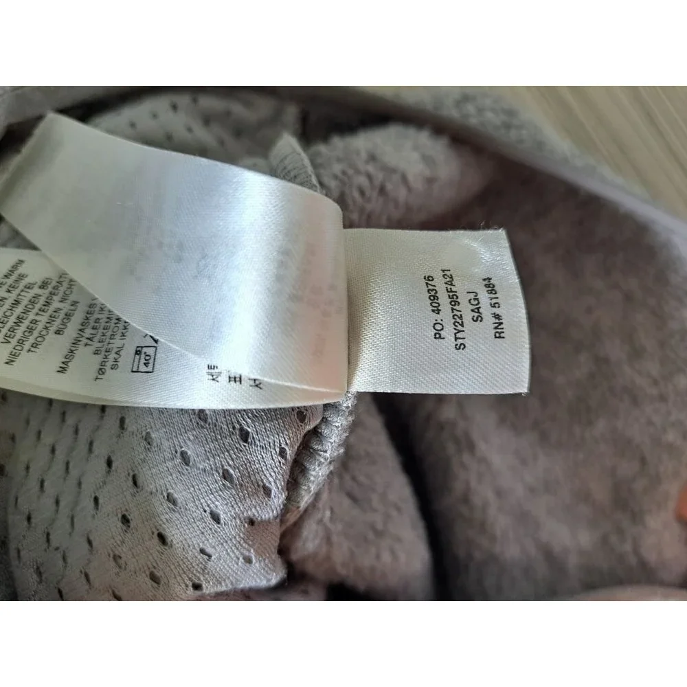 Patagonia Womens Retro Pile Jacket Gray Size Large Full Zip Gorpcore Hiking - Picture 9 of 9